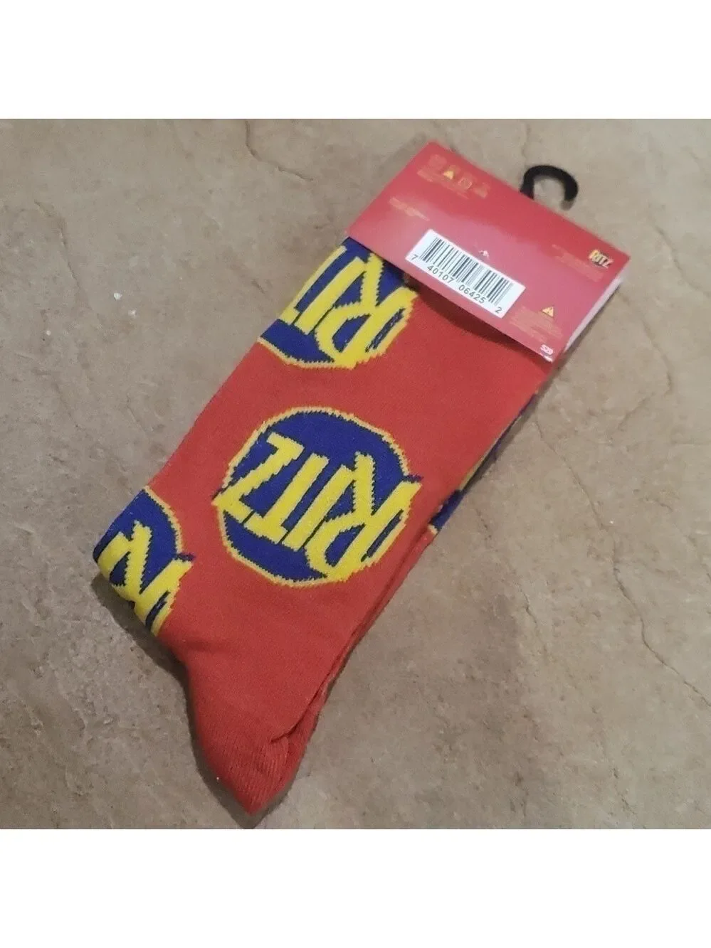 4/$25 Ritz Cracker Novelty Crew Socks Unisex New
